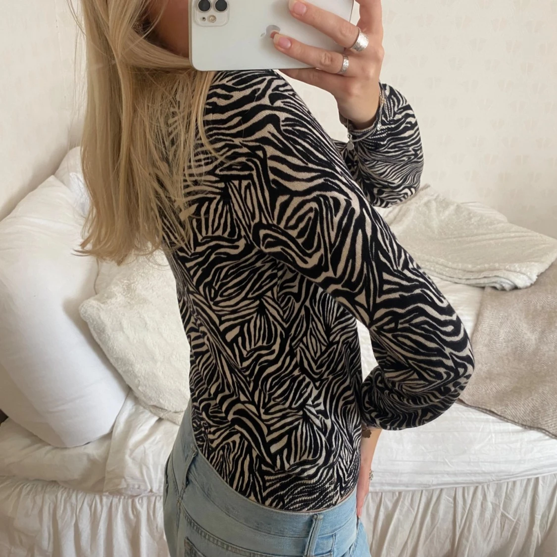 Kofta i zebramönster - 91