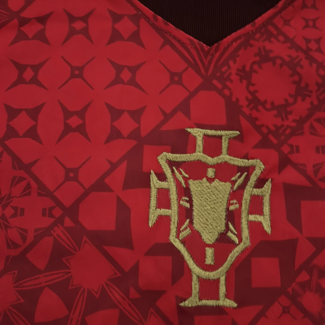 Röd Portugal fotbollströja S - 2