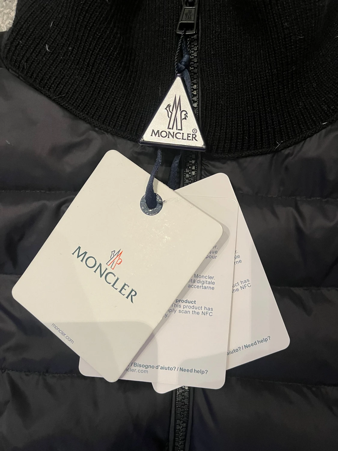 Moncler Cardigan Svart Strlk M - 2