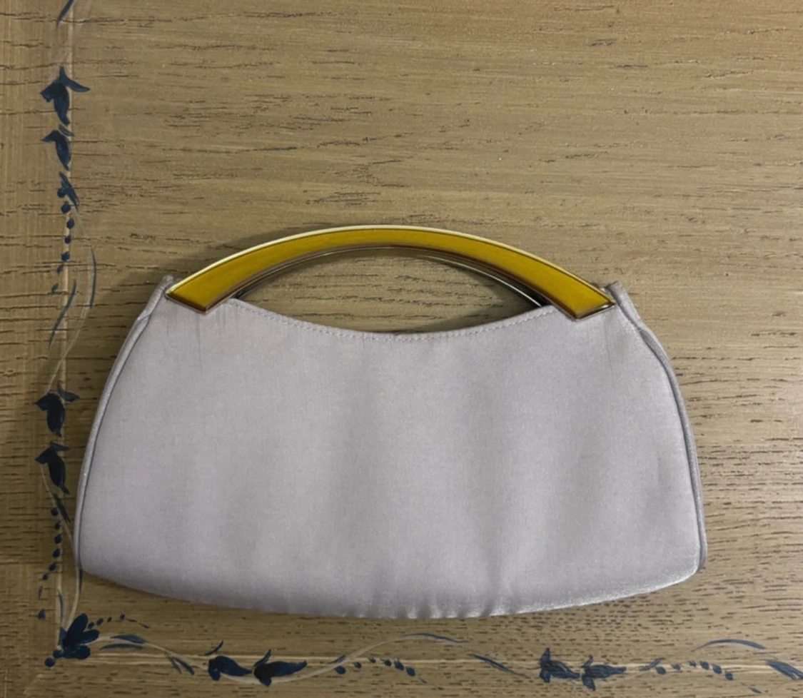 Retro satinväska - unik festväska - 6