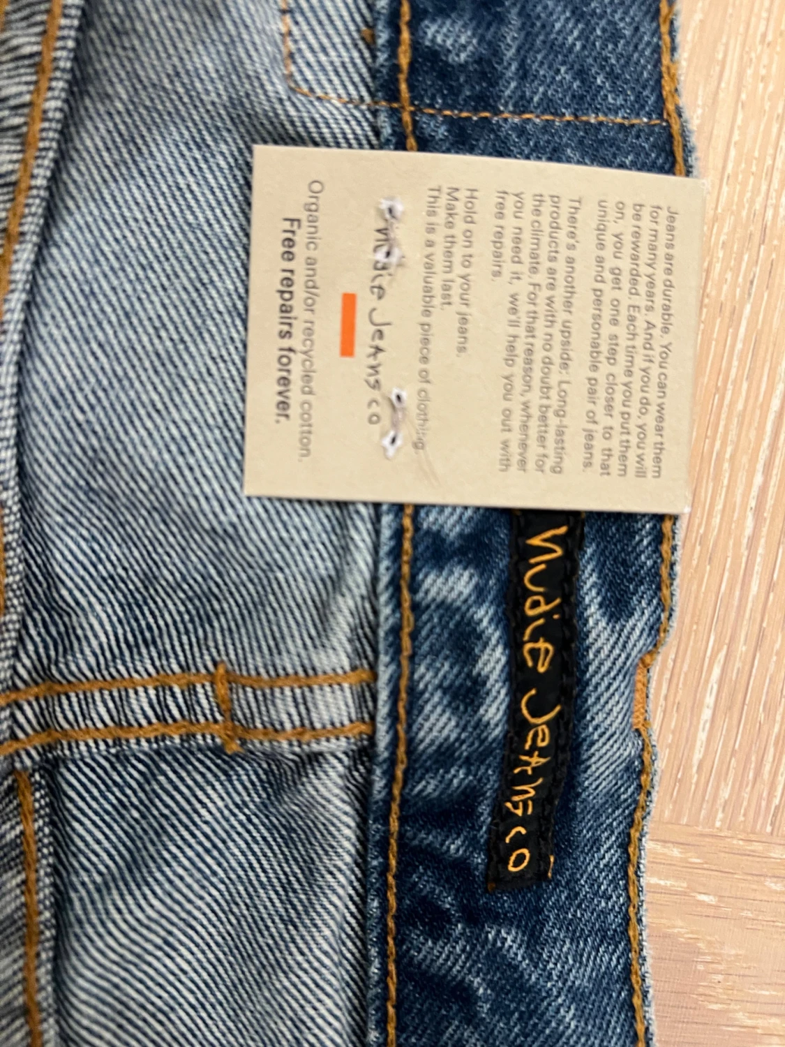Blå Nudie Jeans Steady Eddie II - 3