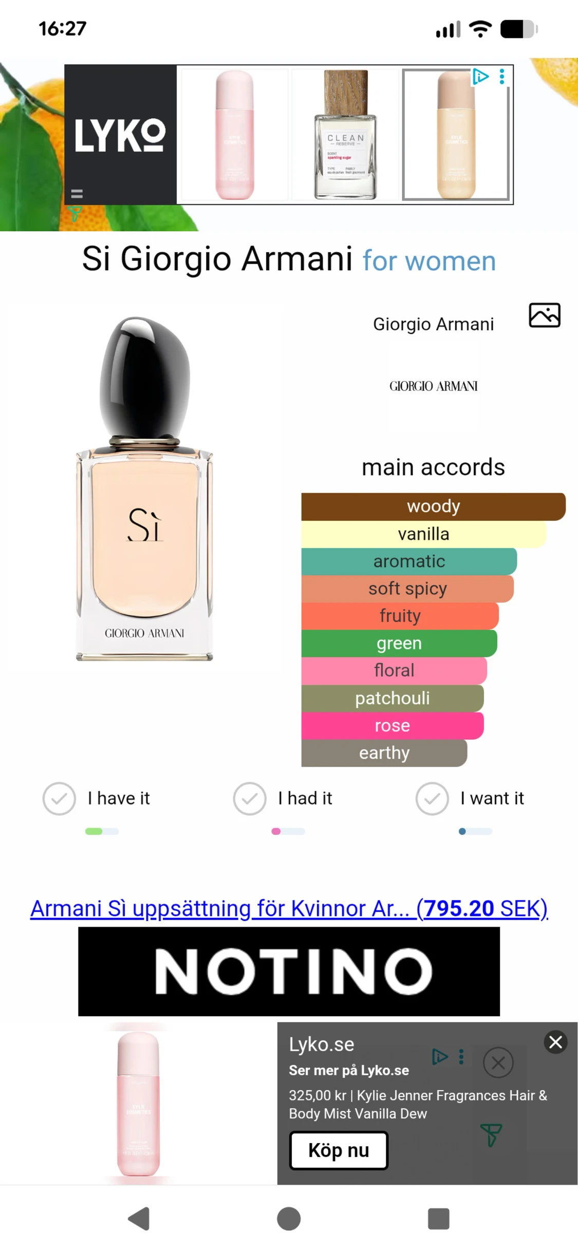 Giorgio Armani Sì EdP 10ml - 2