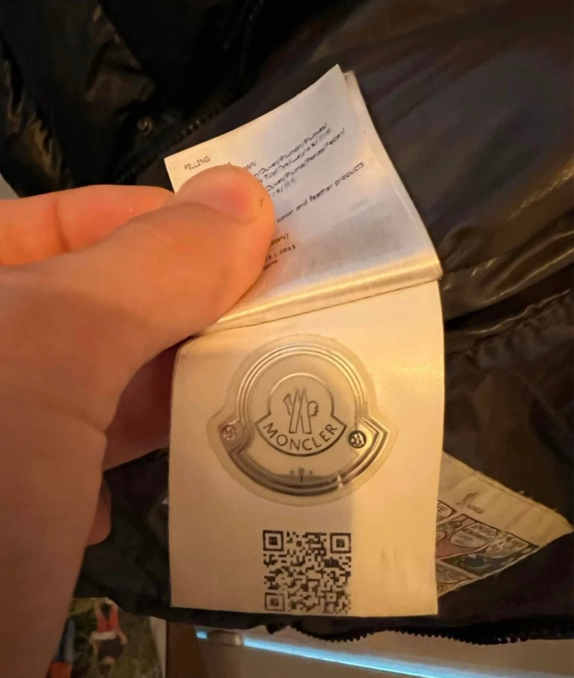 Svart dunväst från Moncler - 2