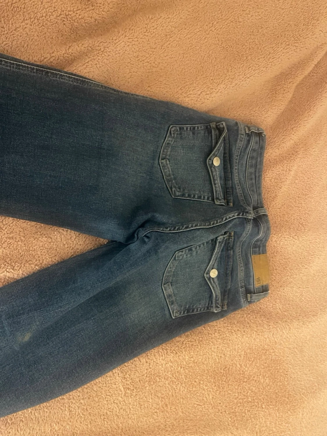 Blå jeans från 157, bootcut - 1