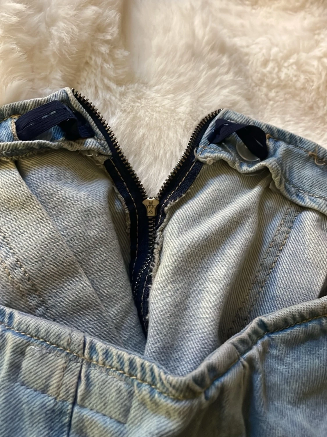 Ljusblå jeanskjol från Zara - 3