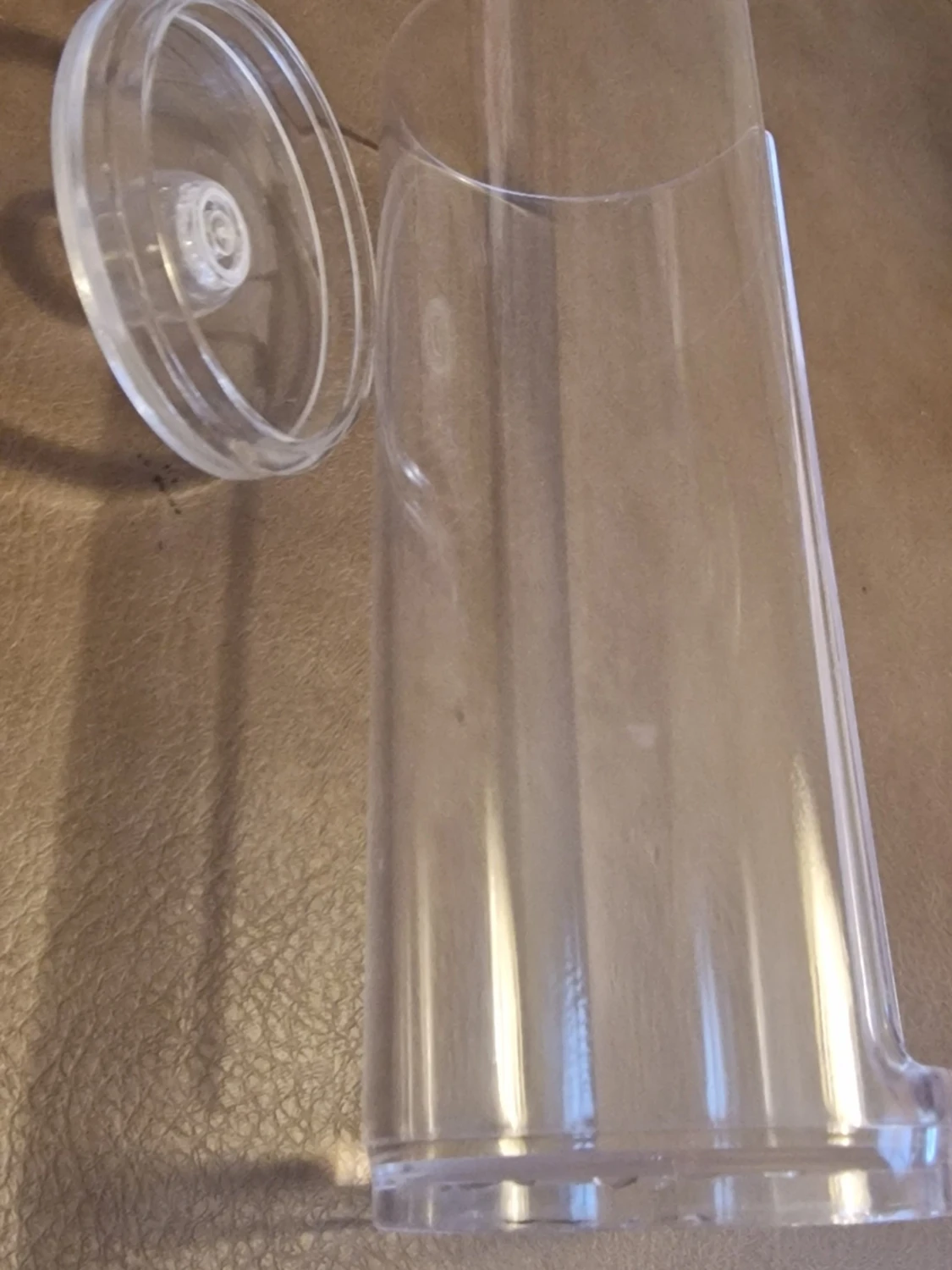 Genomskinlig behållare för bomullsrondeller - 2