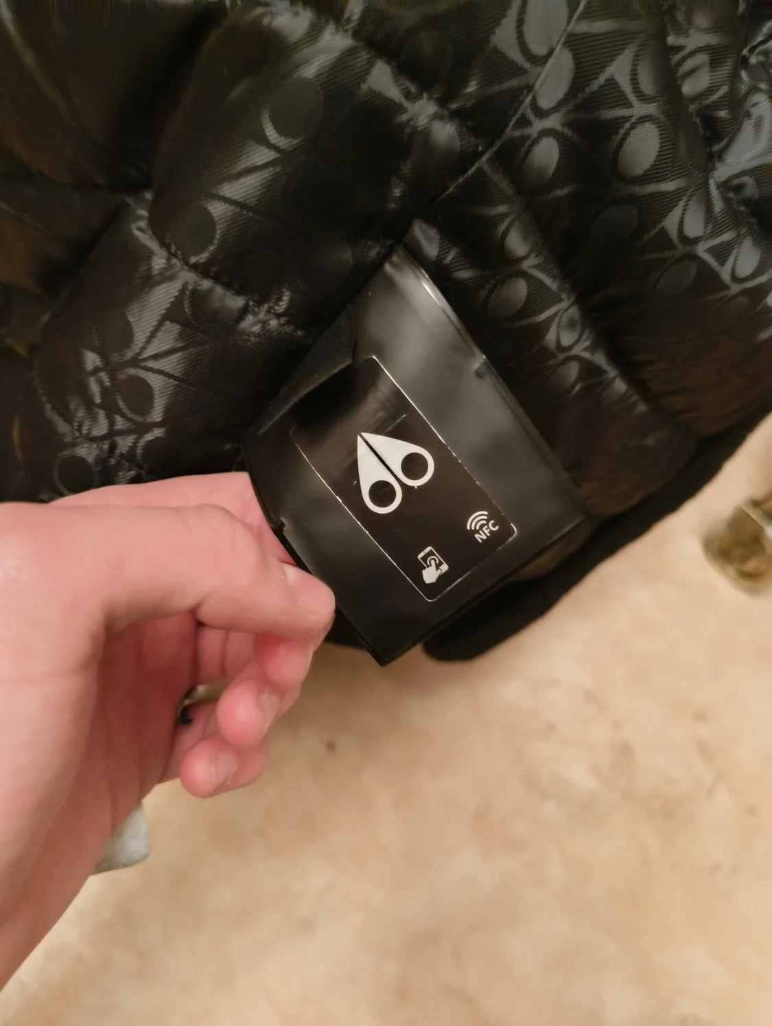 Svart pufferjacka Moose Knuckles - 3