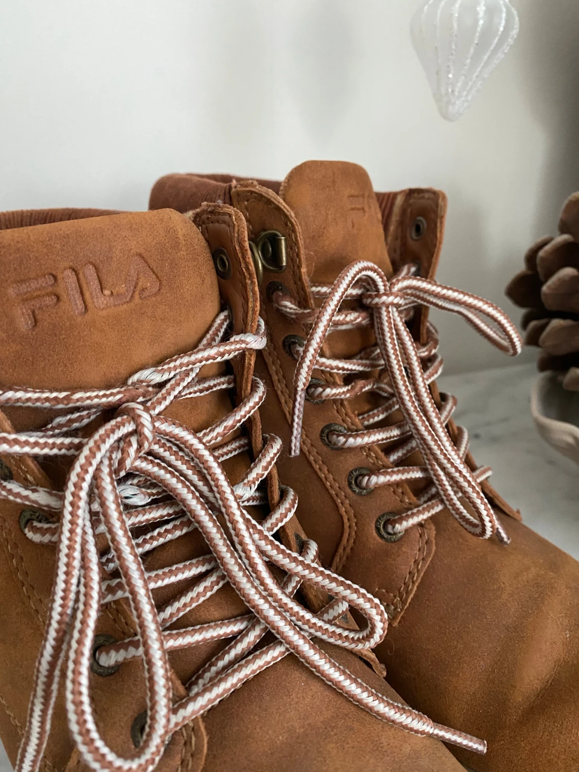 Fila kängor stl 38 – bruna, i mycket fint skick - 6