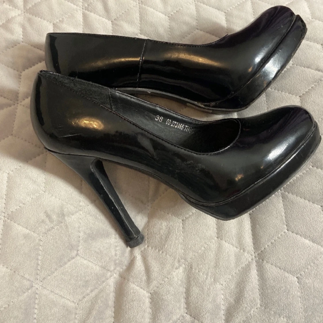 Högklackat pumps,st.38 - 3