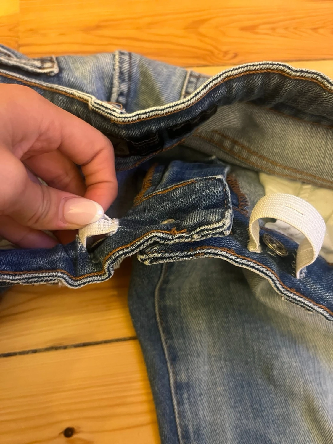 Blå bootcut jeans från ONLY - 2