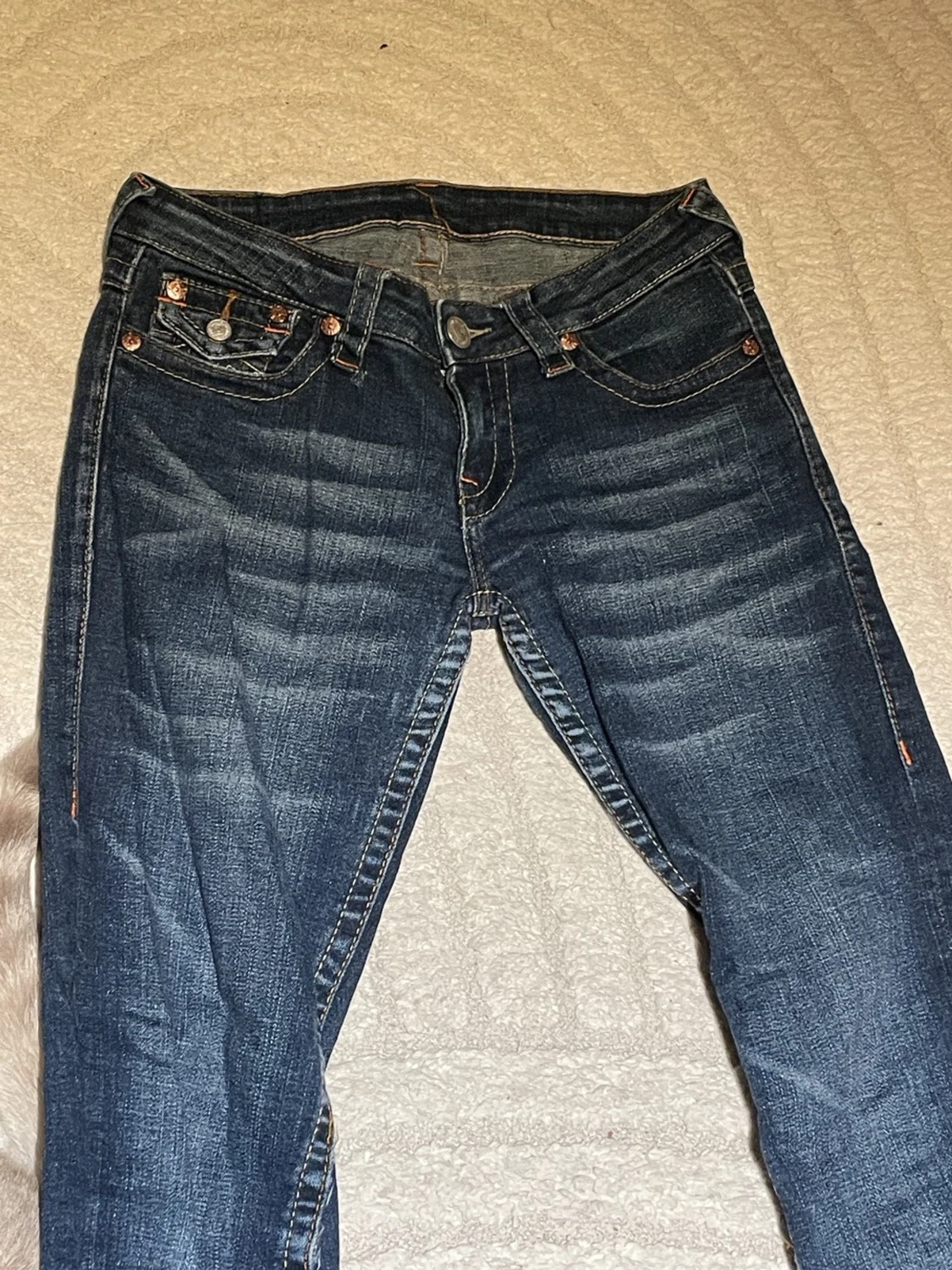 True Religion mörkblå jeans  - 1