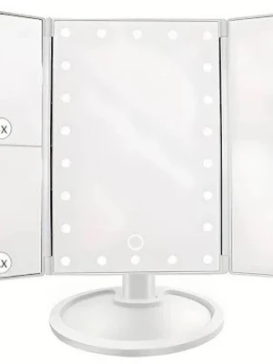 Sminkspegel - Snygg vit sminkspegel med LED-lampor. Sladd medkommer💕