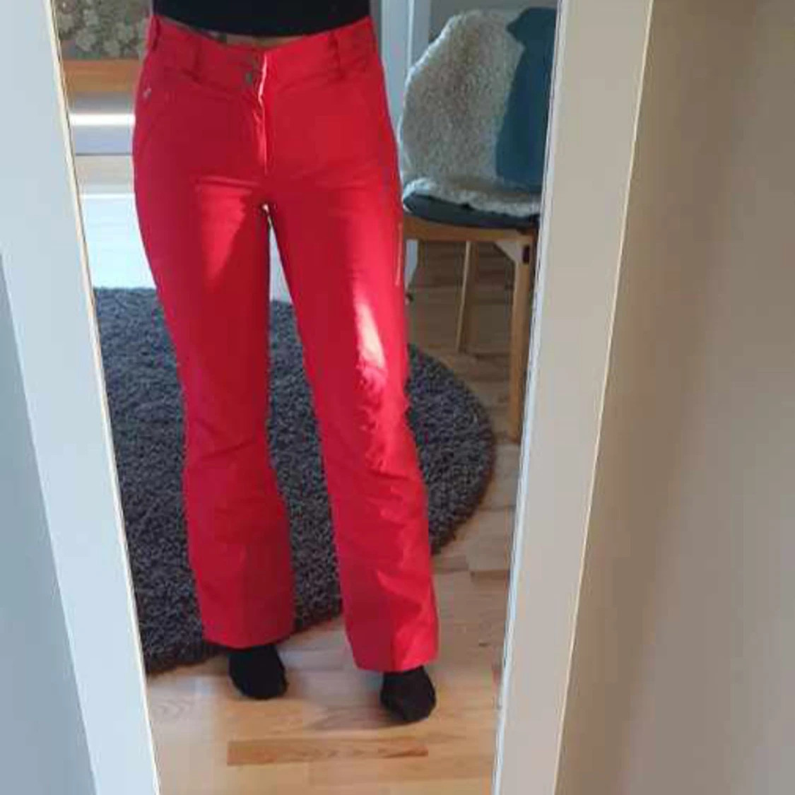 Rosa termobyxor Peak Performance XS