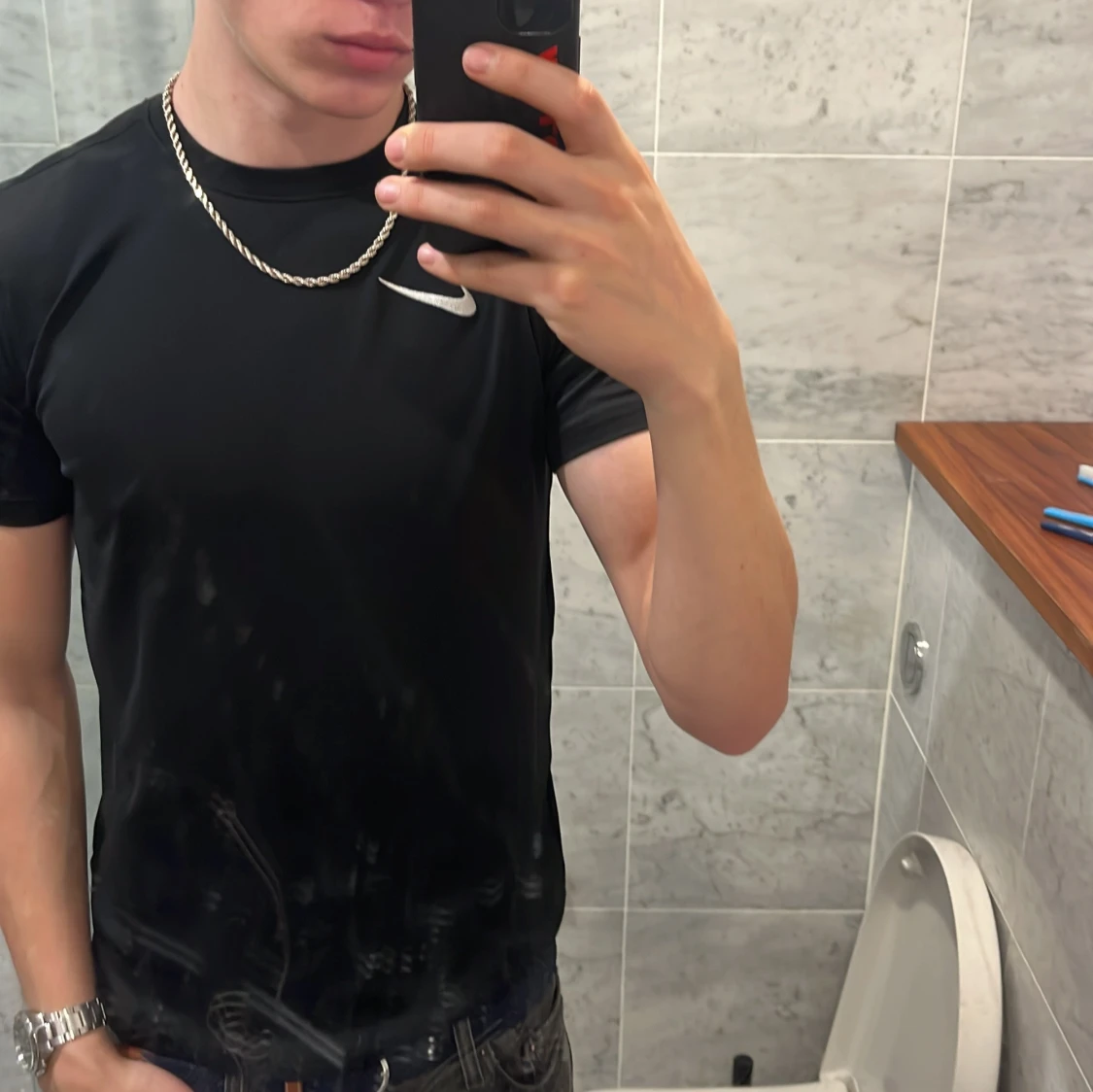 Halsband, cordell i äkta silver. - 2