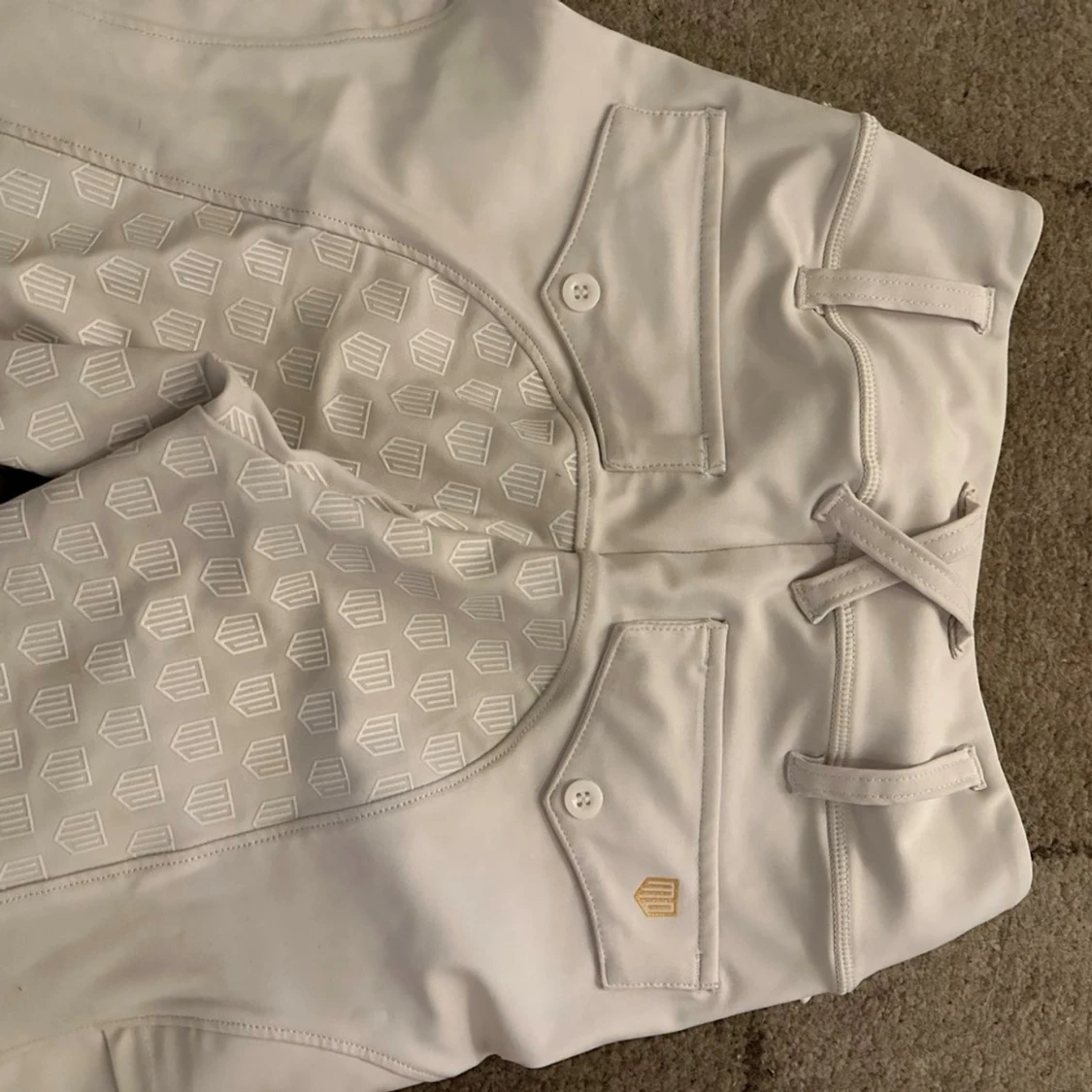 Vita ridbyxor Maya Delorez XXS