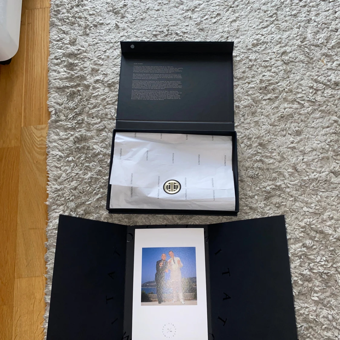 Vit T-shirt Limitato med print - 3