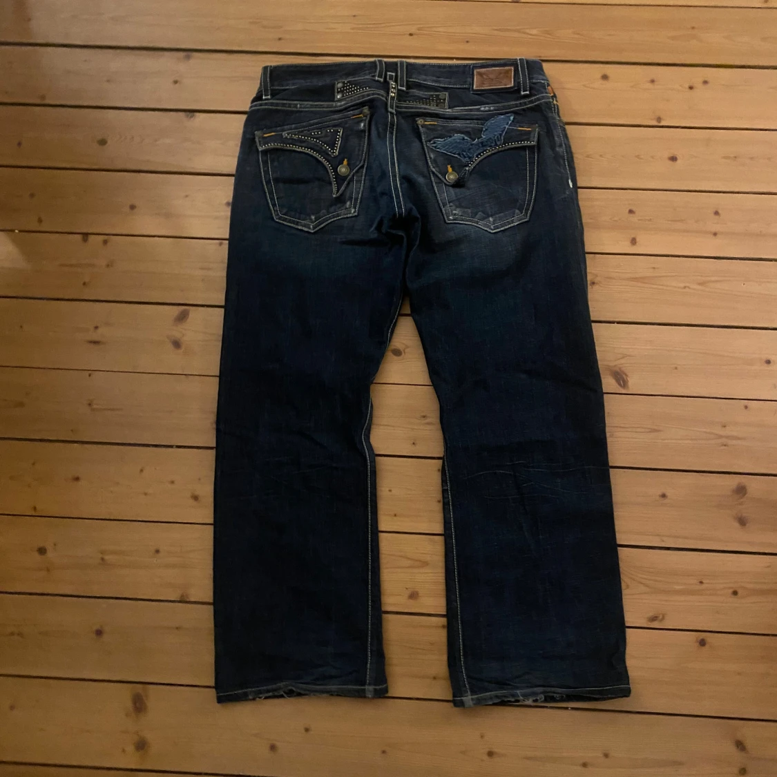 Robins Jeans mörkblå jeans baggy