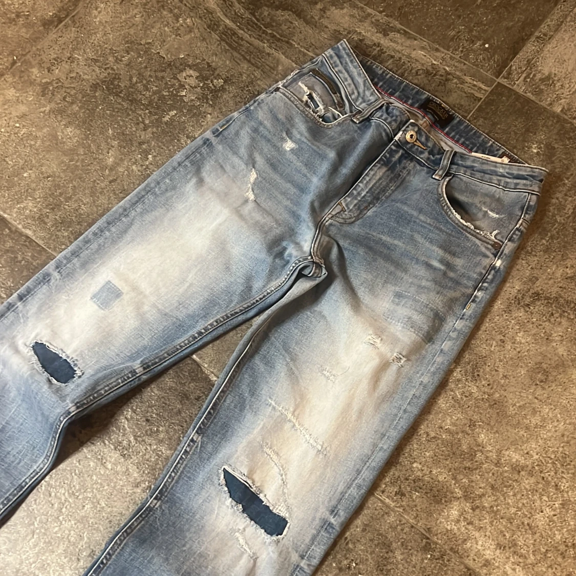 Vintage Slitna Jeans 