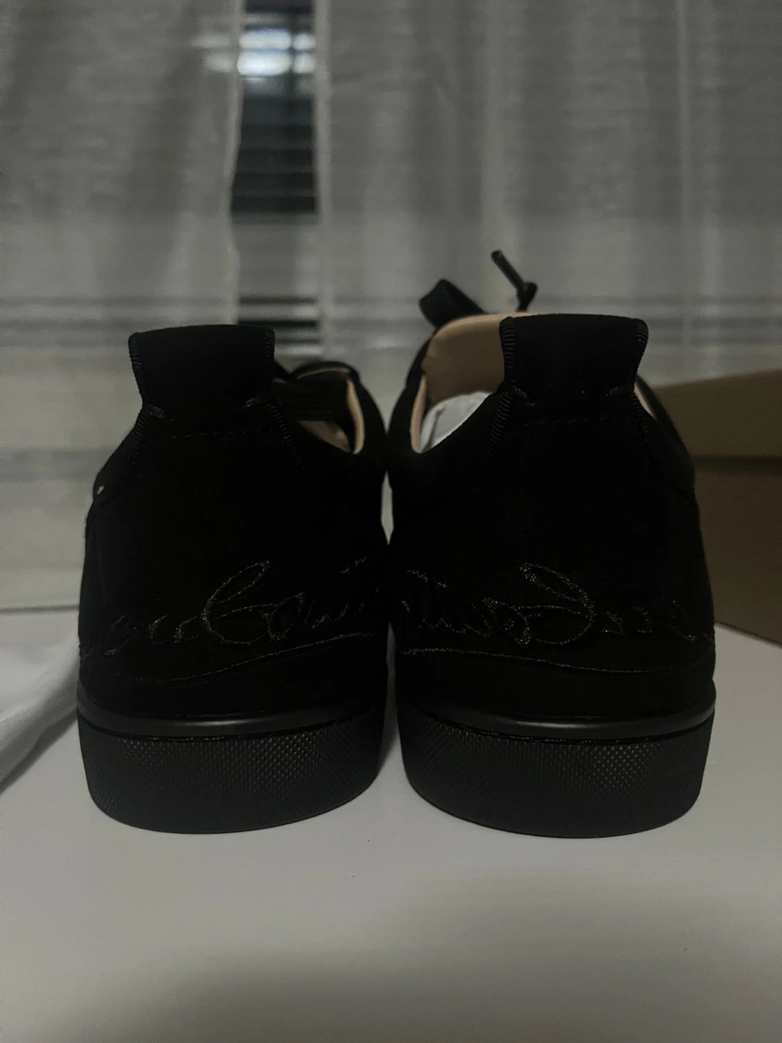 Christian Louboutin svarta sneakers - 3