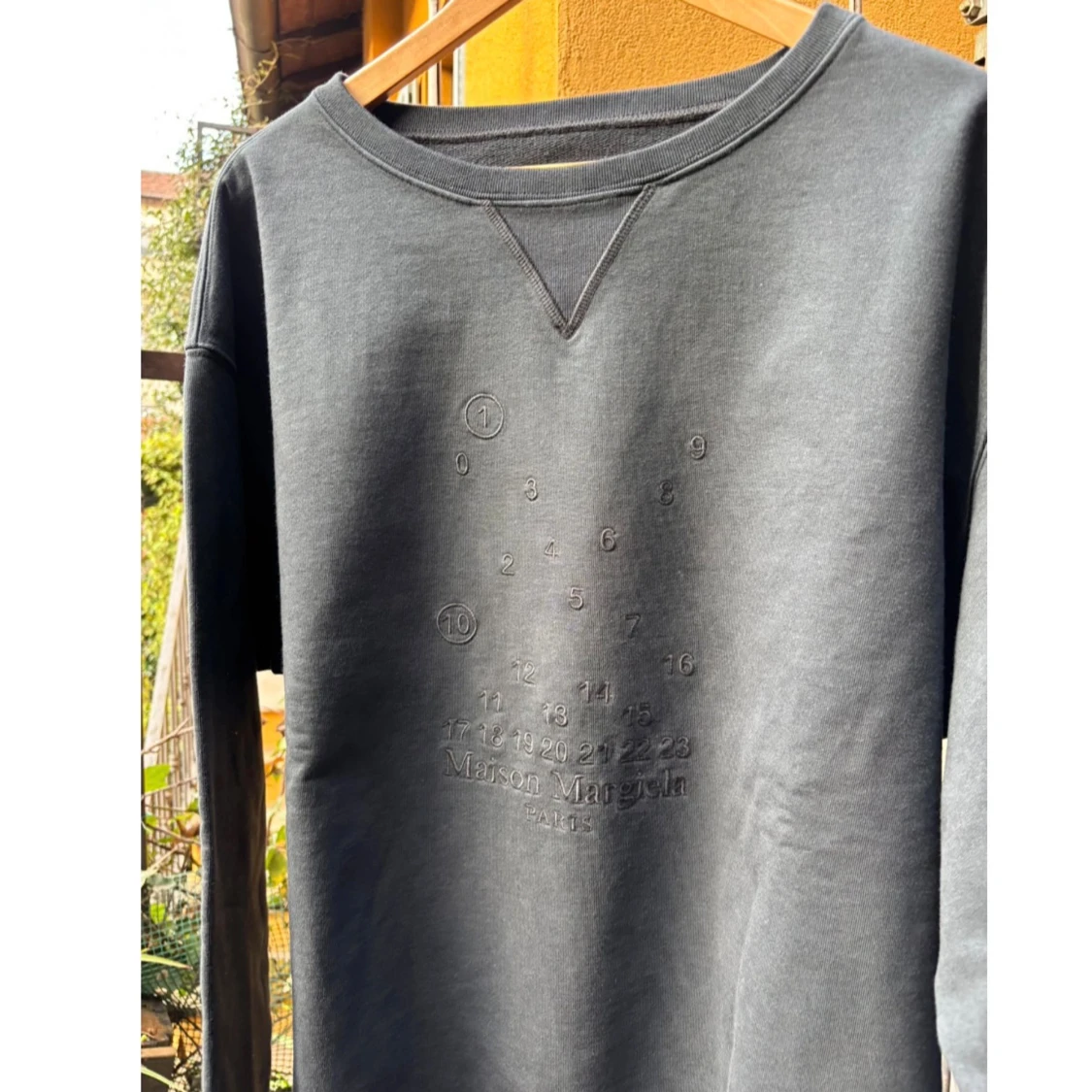 Maison Margiela svart sweatshirt - 1