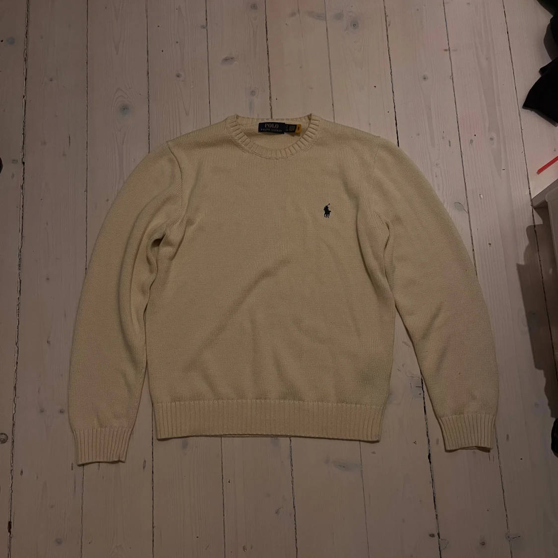 Beige stickad tröja från Polo Ralph Lauren