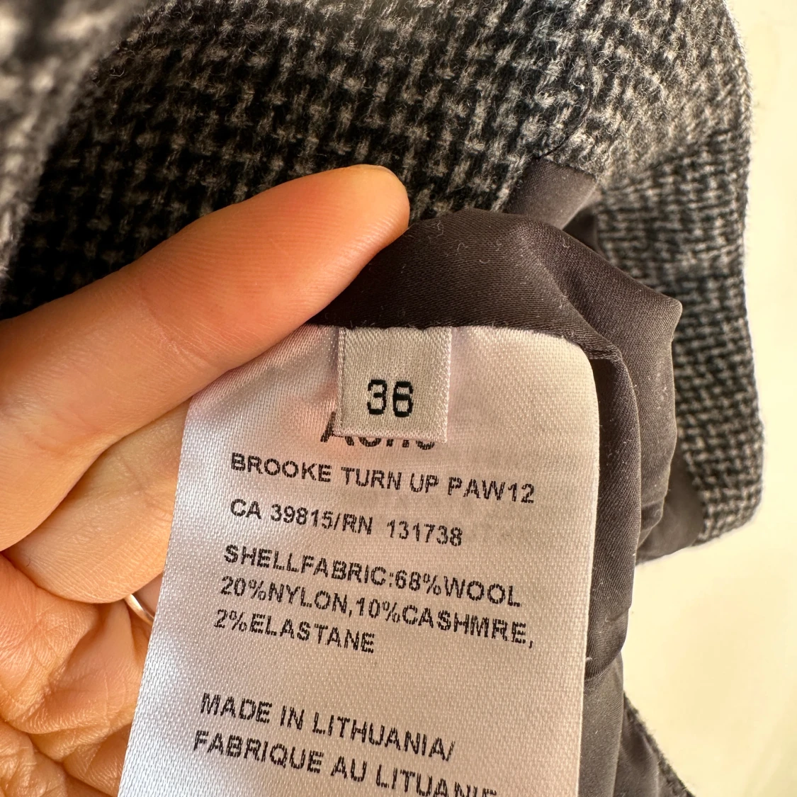 Rutig kavaj från Acne Studios med patches - 3