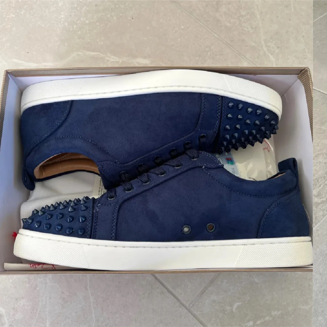 Mörkblå Christian Louboutin skor - 1