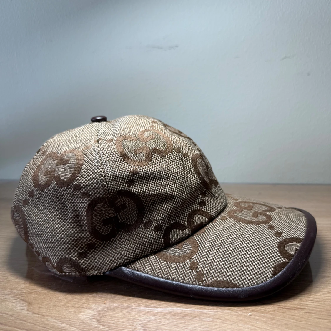 Gucci keps med GG-mönster beige/brun - 1