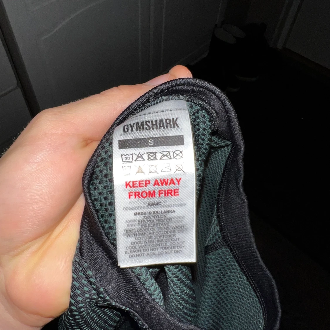 Svart Gymshark t-shirt i mesh - 2