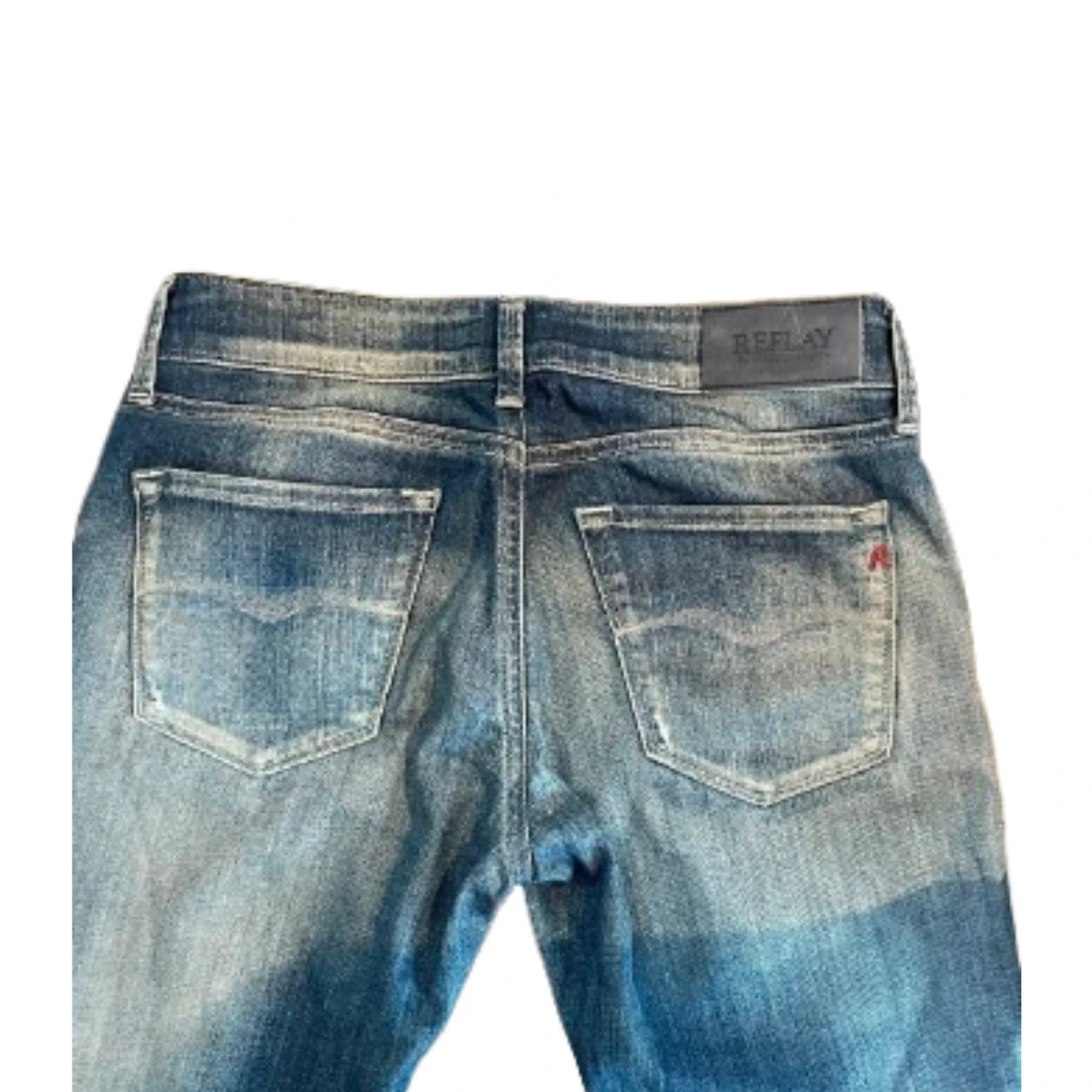 Replay skinny jeans i blå tvätt - 2