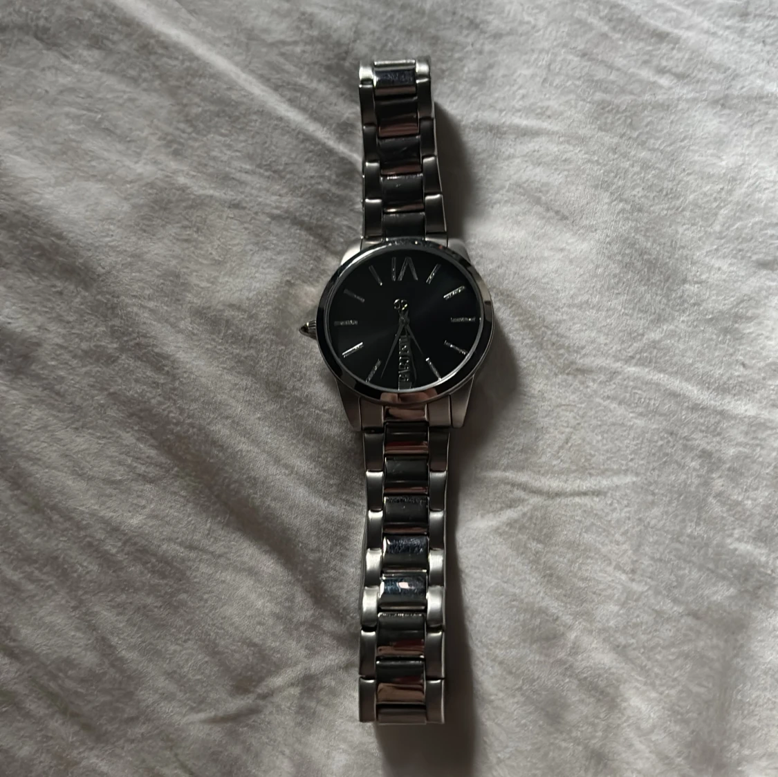 Svart och silver klocka från Justcavalli - 2