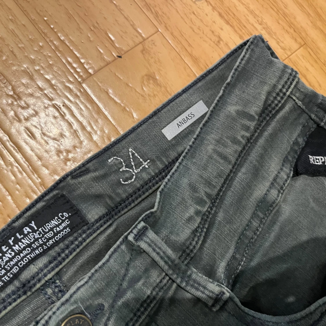 Replay Anbass jeans grå storlek 34 - 3
