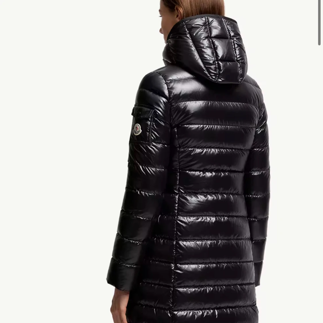 Svart lång jacka från Moncler - 1