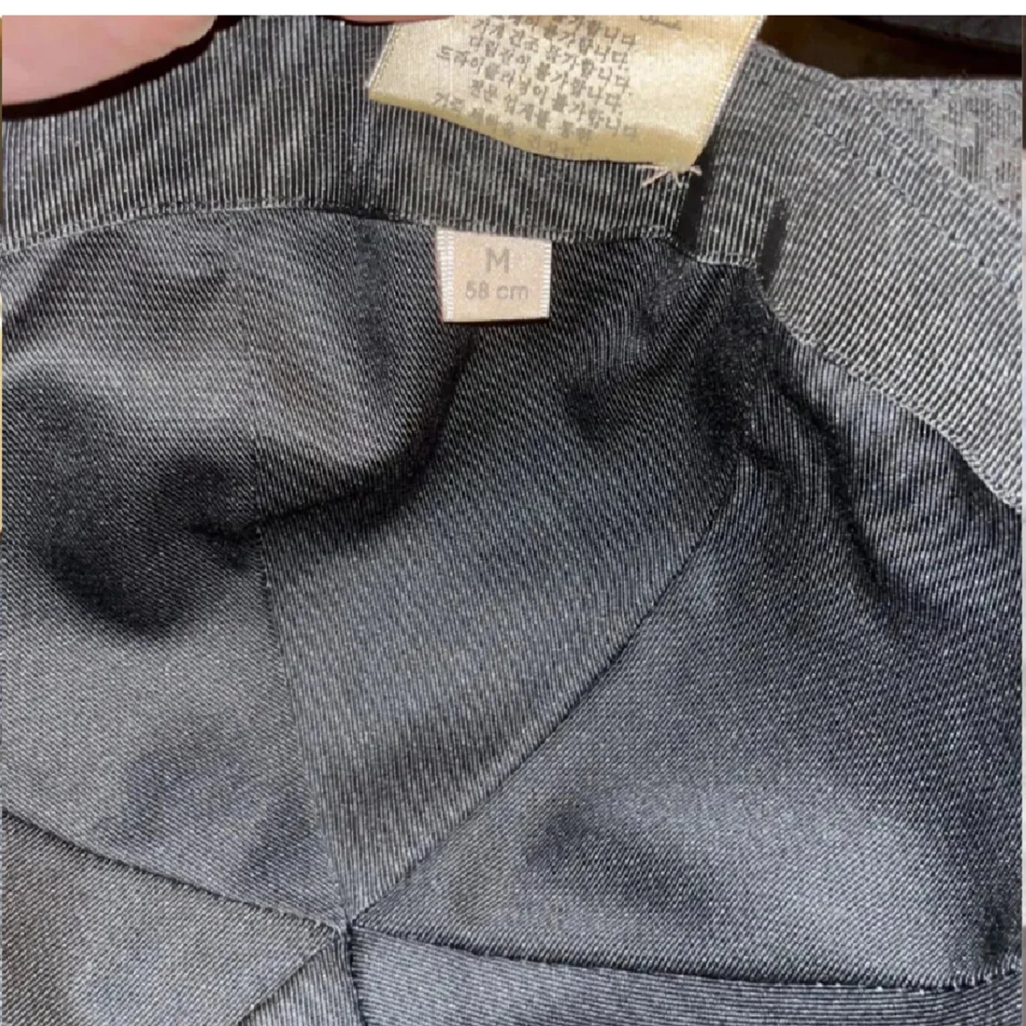 Svart Gucci keps med GG-mönster - 3