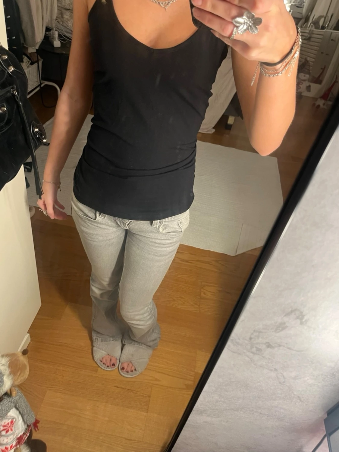 Svart linnetopp från Vero Moda