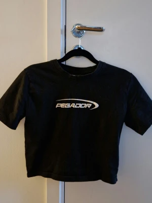 Y2K Pegador Baby Tee - Använd en gång men var för liten för mig. Washed black färg. 