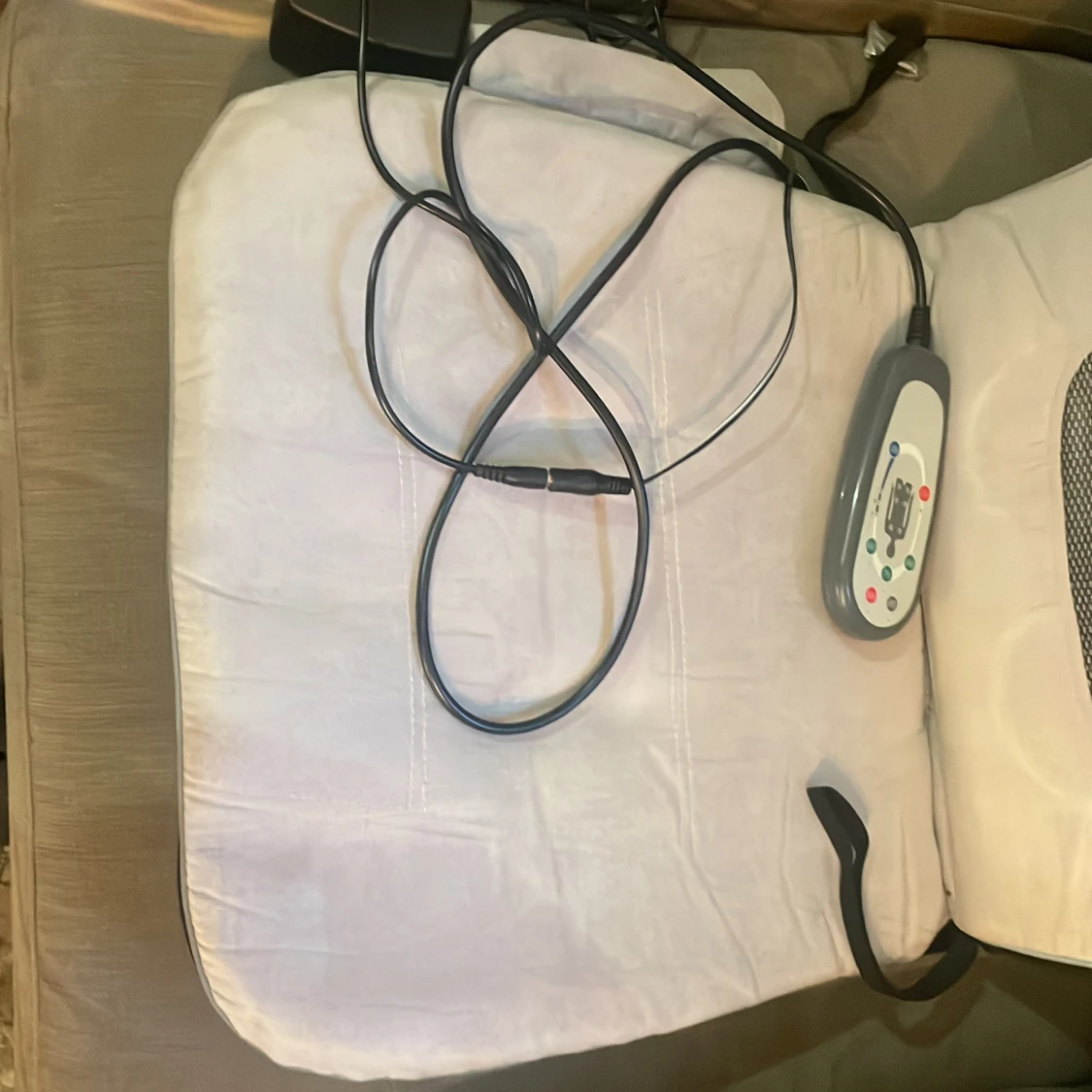 Elektrisk massagekudde med fjärrkontroll - 1