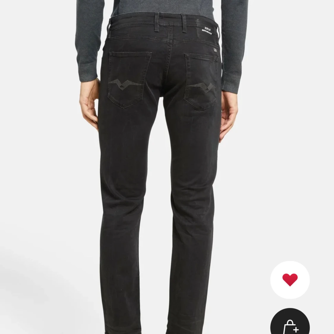 Svarta Replay grover jeans - 1