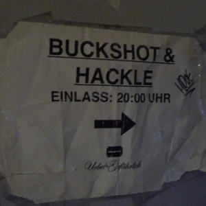 WICKERMEN POSTER *SIGNED BY HACKLE* - Wickermen venue poster SIGNED av hackle aka hdoe från Hamburg. Pris kan KANSKE diskuteras😛