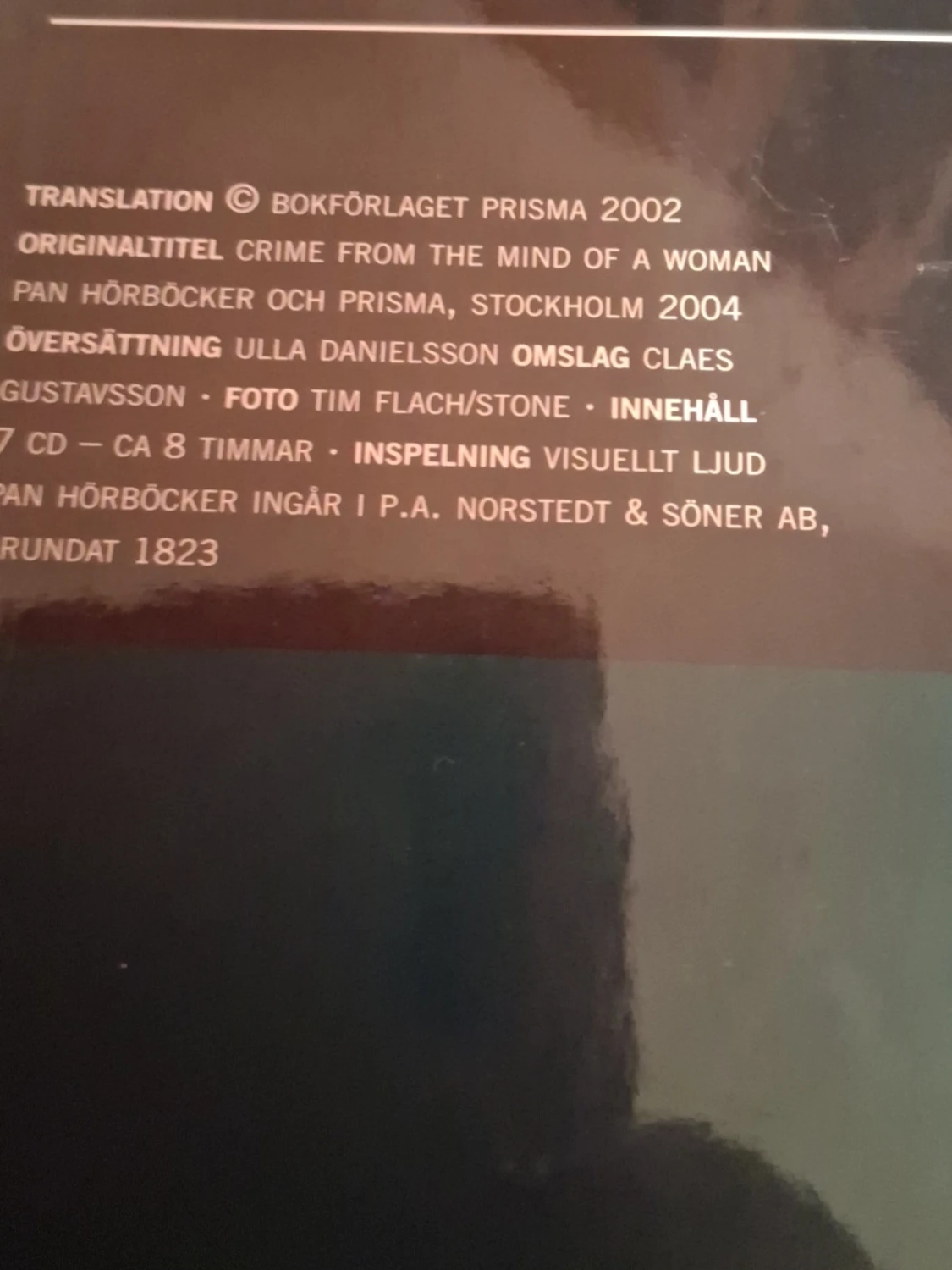 CD Ljudbpok Mord i sinnet 7 skivor ca 8 tim. - 4