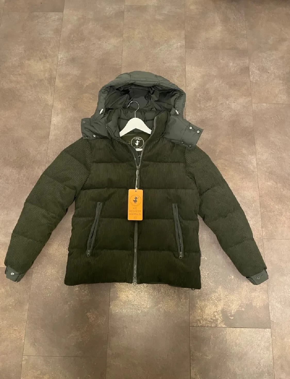 Mörkgrön pufferjacka från Save The Duck - 1