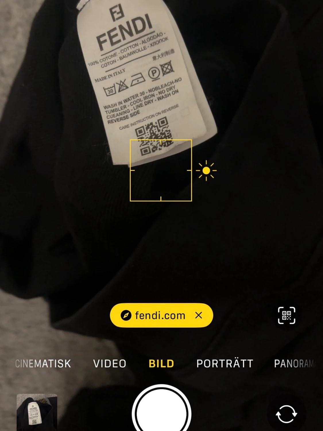 Fendi tröja - svart/brun - 6