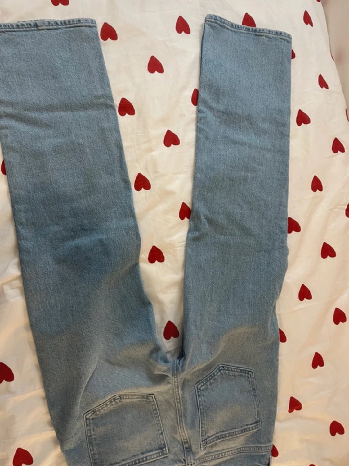 Ljusblå raka jeans - 1