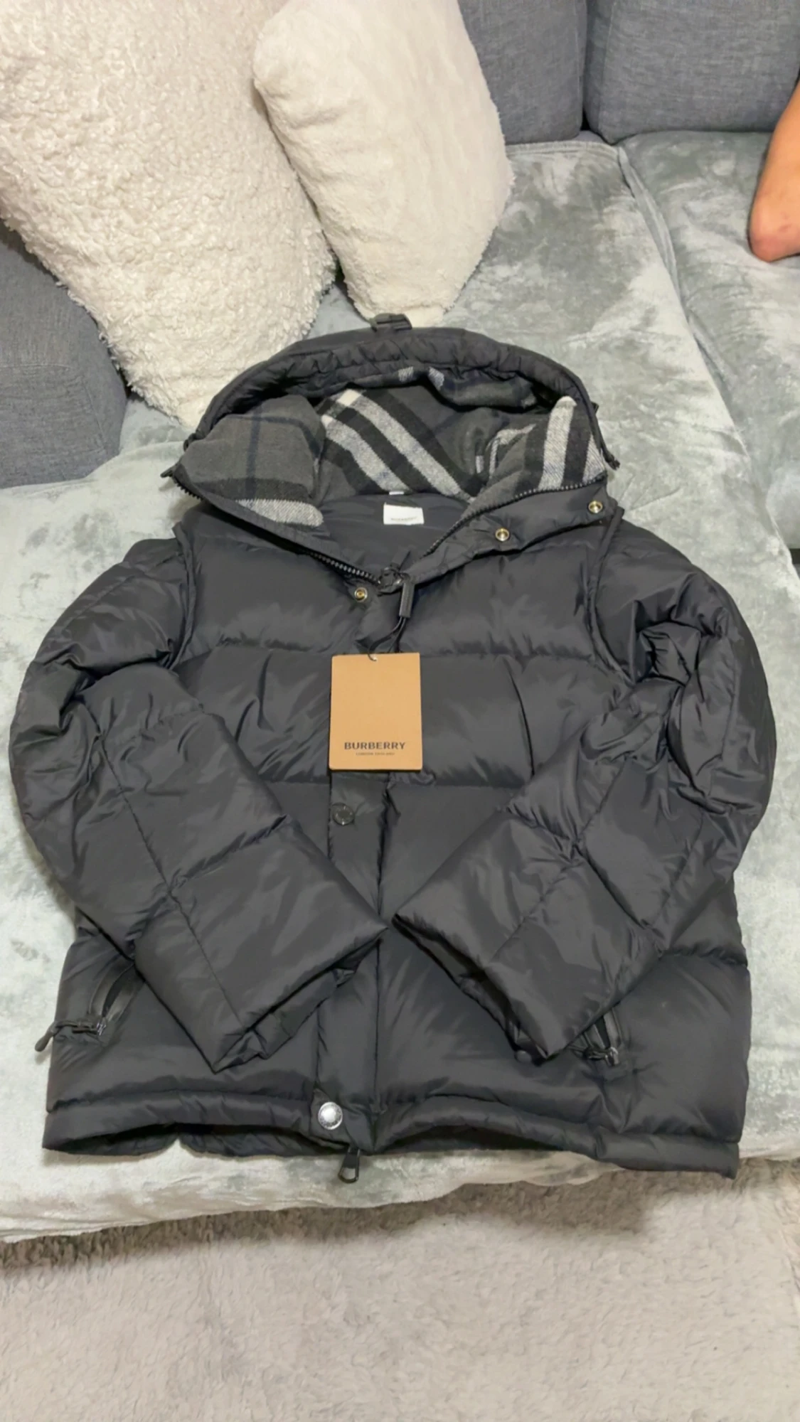 Svart dunväst från Burberry