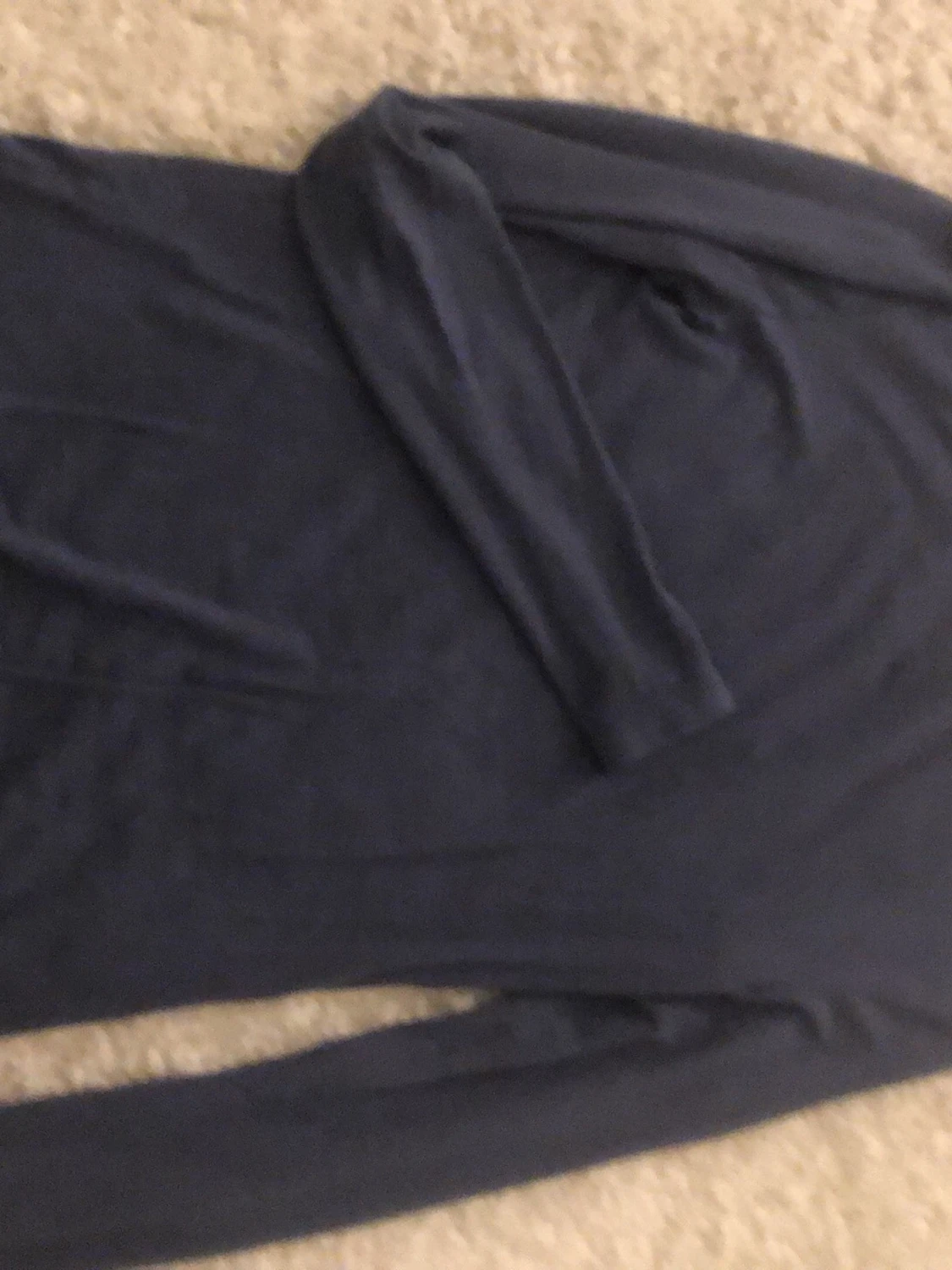 Mörkblå långärmad topp från 157