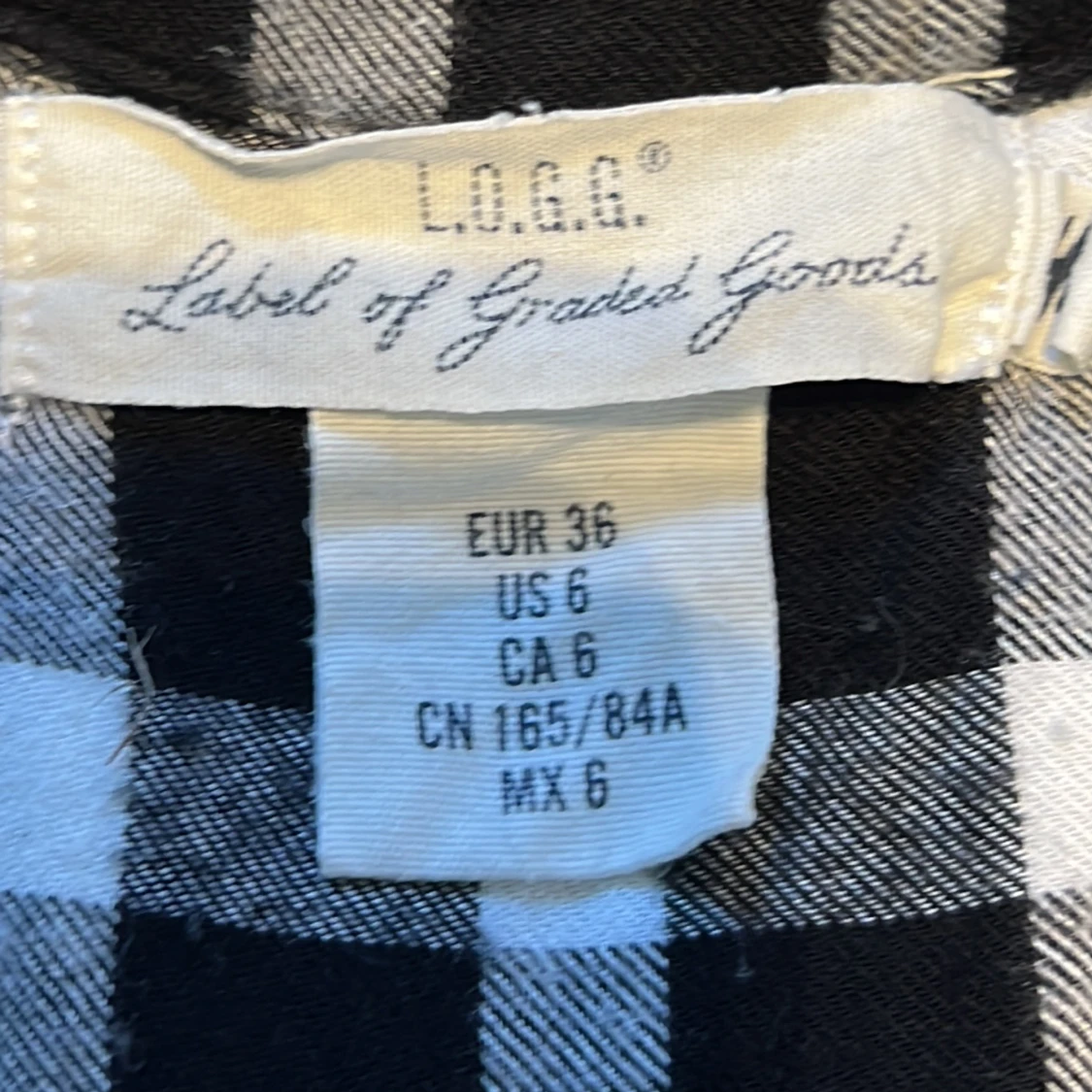 Svartvit rutig skjorta från H&M L.O.G.G. - 2