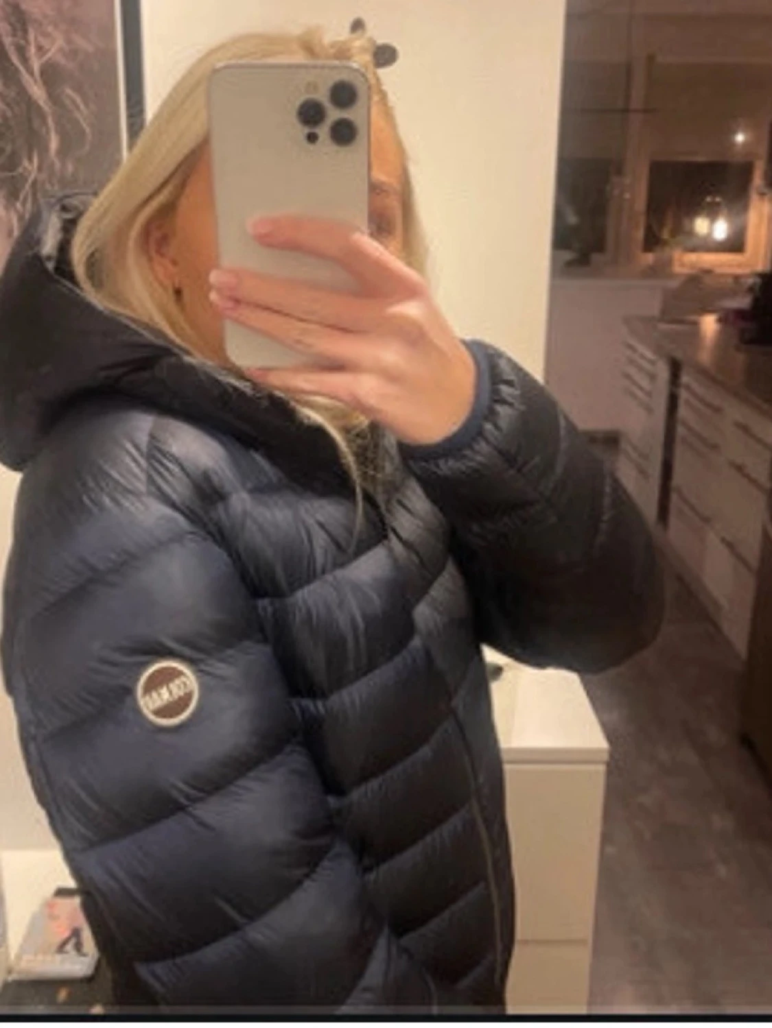 Mörkblå Colmar pufferjacka 