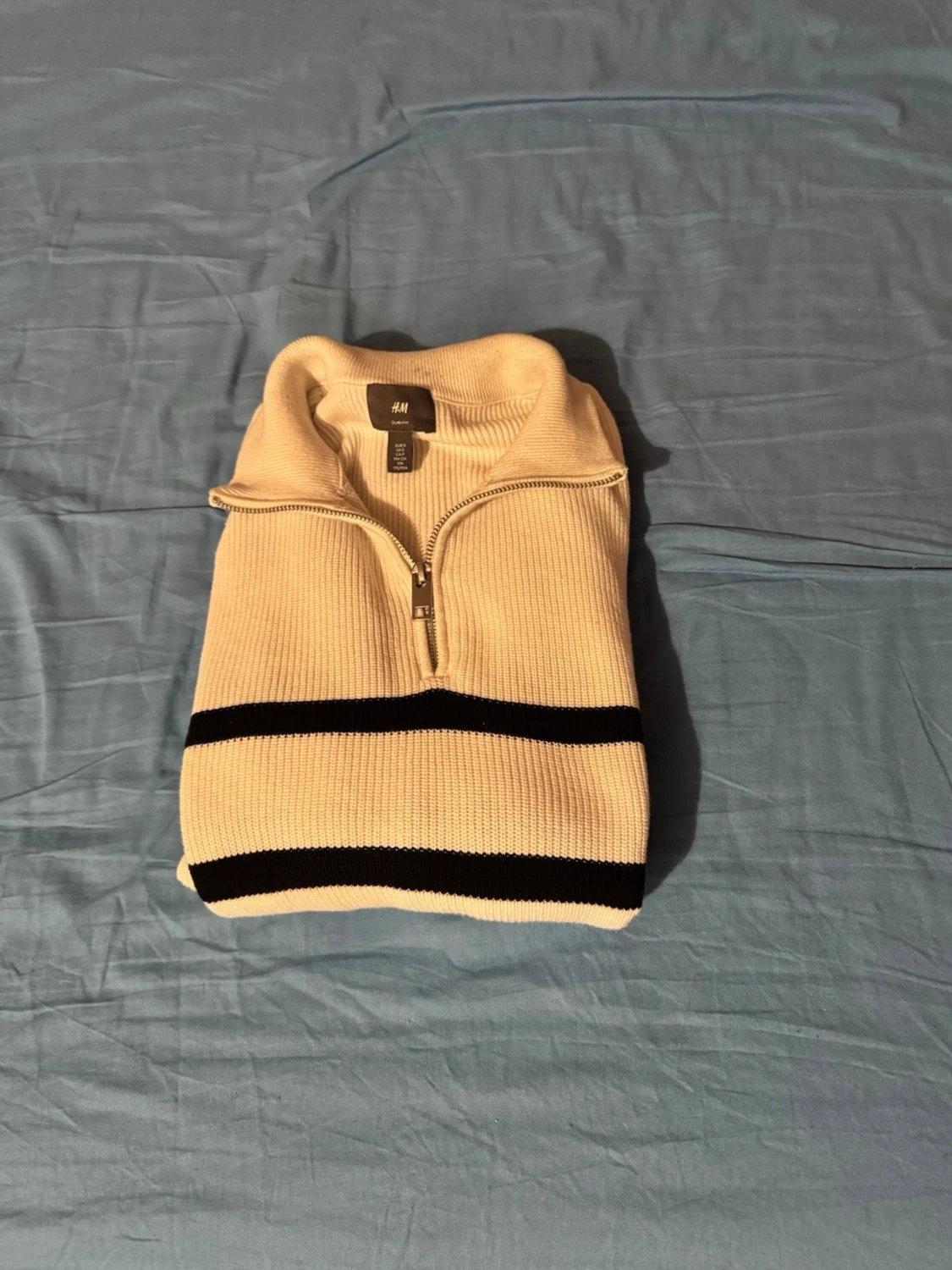 Randig half zip tröja från H&M - 5