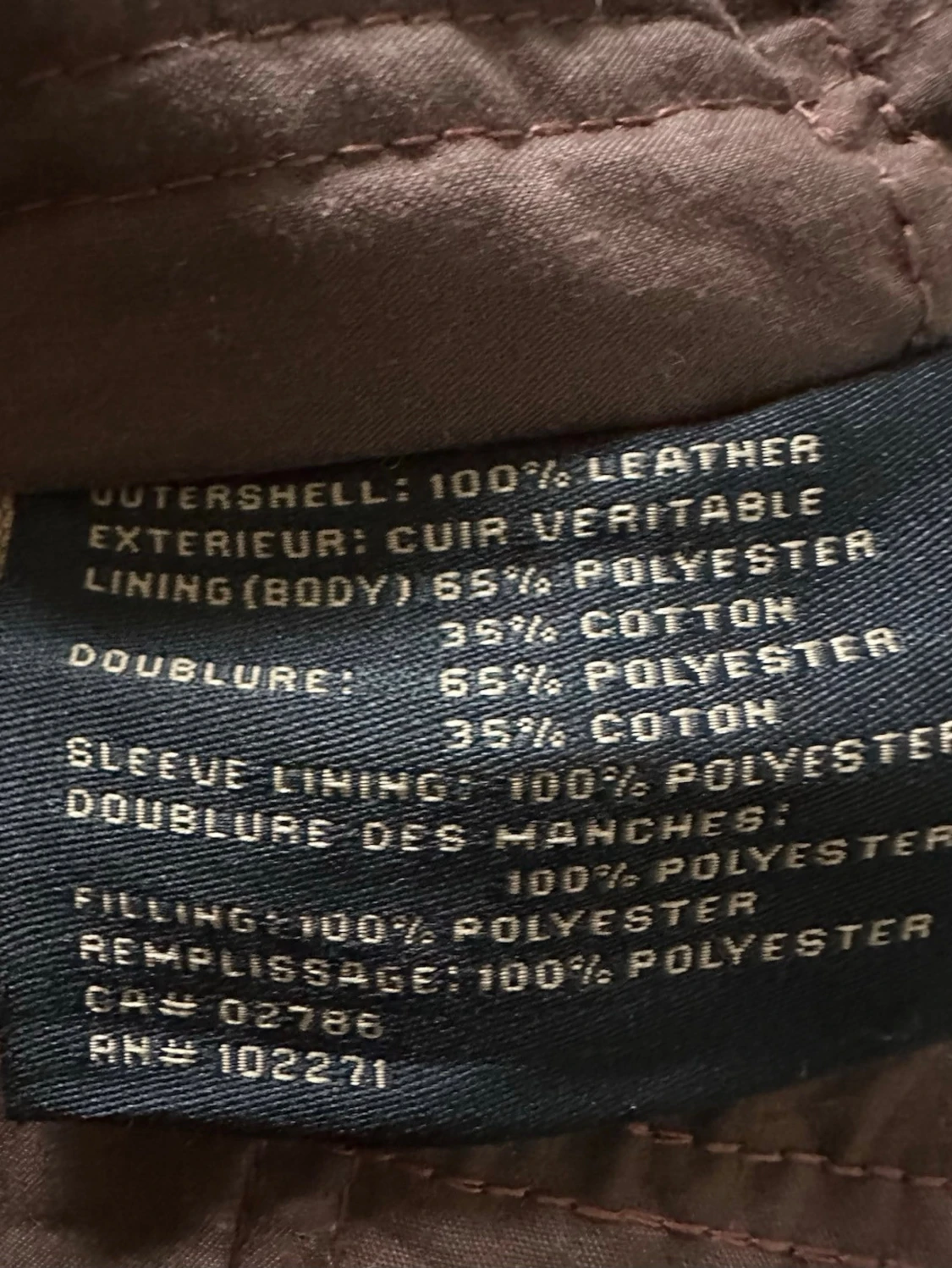 Svart skinnjacka från Columbia XL - 4