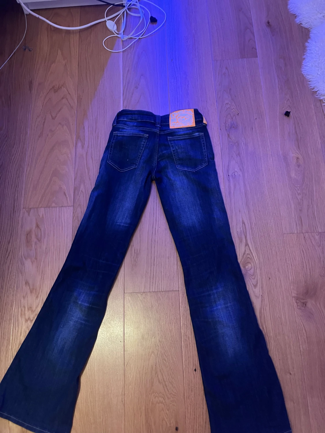 Weekday blå bootcut jeans - 1